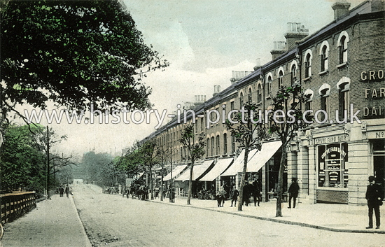 High Street, Wanstead, London. c.1910.